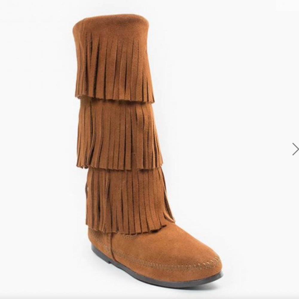Minnetonka 3 Layer Fringe Boot